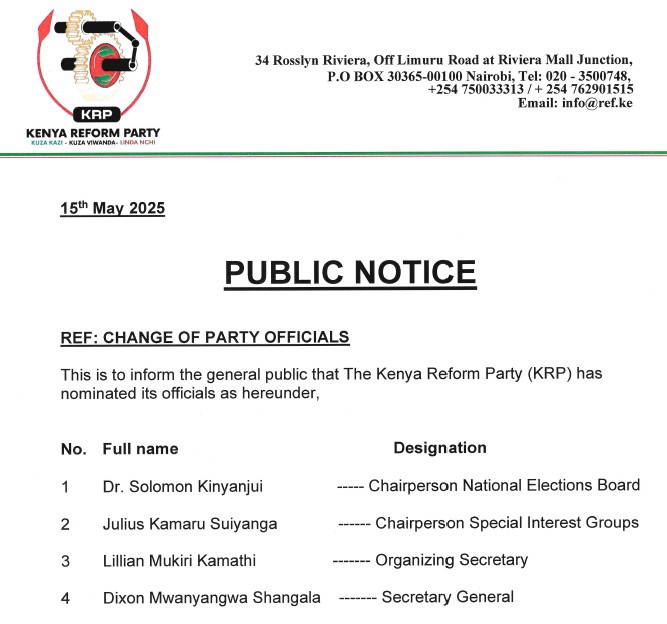 Public Notice